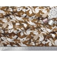 thumbnail image 2 of Soimoi Moss Georgette Fabric Two Tone With White Camouflage Printed Fabric 1 Yard 42 Inch Wide, 2 of 3