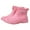 Pink, variant on Women Rain Boots Ankle Rain Boots Waterproof Non- Casual Shoes Short Rain Boots Wide Calf For Gardening Outdoor Work And Everyday Wear Rain Boots