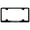 Black, variant on Mopar Laser Etched Logo Wide Body License Plate Frame (Brushed Chrome)