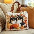 thumbnail image 4 of ibiyuan Halloween Tote Bag, Vintage Trick or Treat Shoulder Bag Gift Candy Bag Large Capacity for Party Favor Supplies, 4 of 6