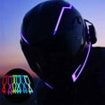 thumbnail image 3 of LINLIN Motorcycle Helmet Light, 2 in 1 3 Mode Flash Led Night Riding Signal Helmet Light Strip Sticker for Motorcycle Bike Helmet Accessories, 3 of 8