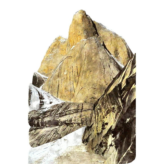 H13160 Great Trango Towers Mountain in Pakistan Big Wall Climb Cardboard Cutout back drop stand up