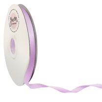 Lavender Single Face Satin Ribbon, 3/8" x 100 Yards by Gwen Studios