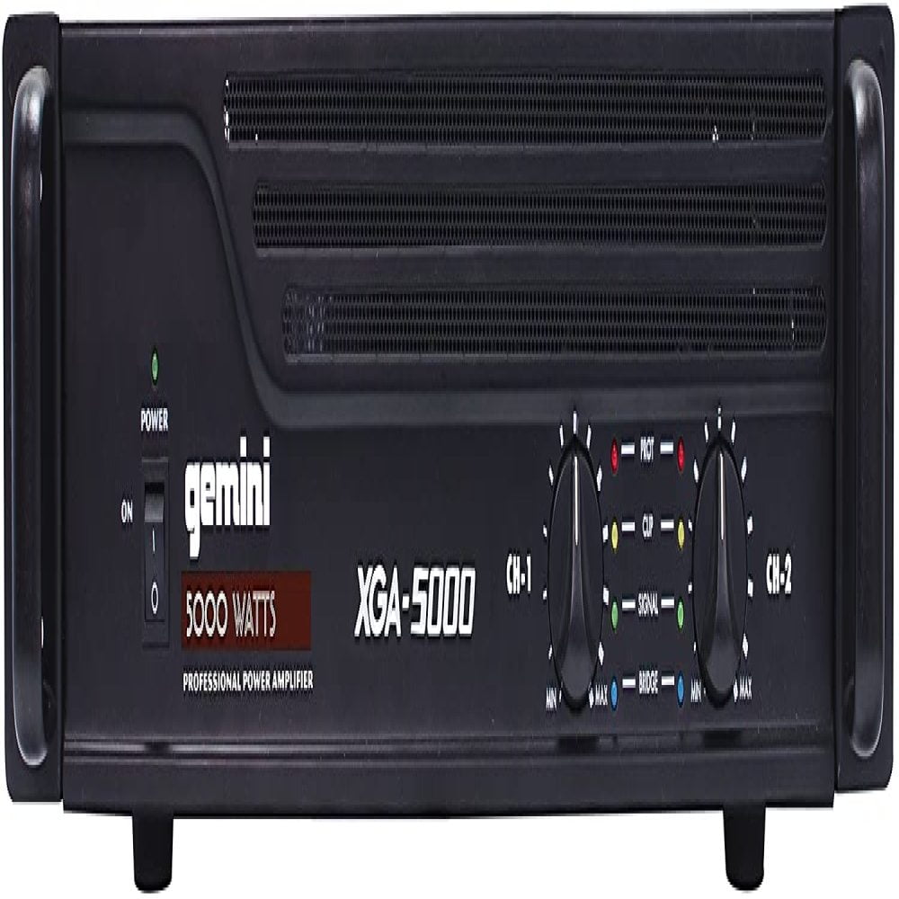 Gemini XGA-3000 Watts Professional Power Amplifier 2-Ch Bridgeable DJ Stereo Amp 
