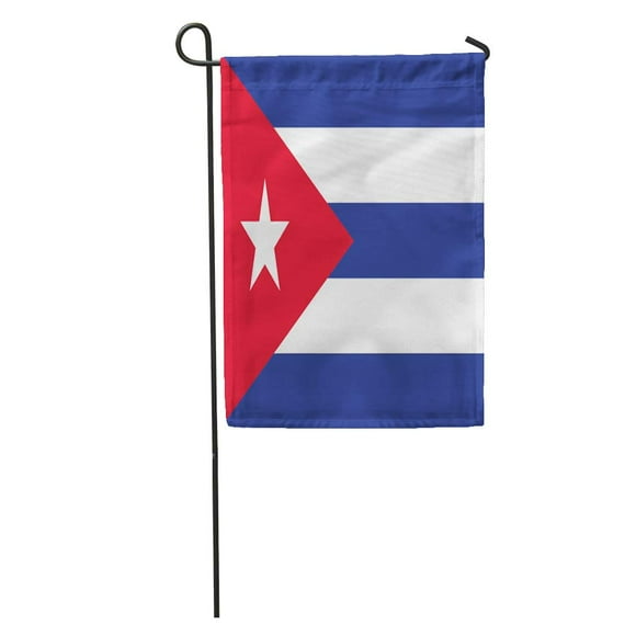 NUDECOR Cuban Cuba Flag Emblem Graphic Symbol Garden Flag Decorative Flag House Banner 12x18 inch