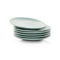 thumbnail image 3 of 10 Strawberry Street Wazee Matte 8.25" Coupe Salad Plate, Set of 6, Mineral Blue, 3 of 4
