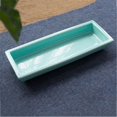 thumbnail image 3 of Recipientes minimalistas de cerámica for arreglos florales de estilo chino, bandeja rectangular for macetas con goteo for plantas., 3 of 8