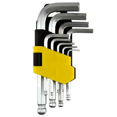 

Metric MM Stubby Hex Allen Key Set Ball Ended 1.5mm - 10mm 9pc Kit