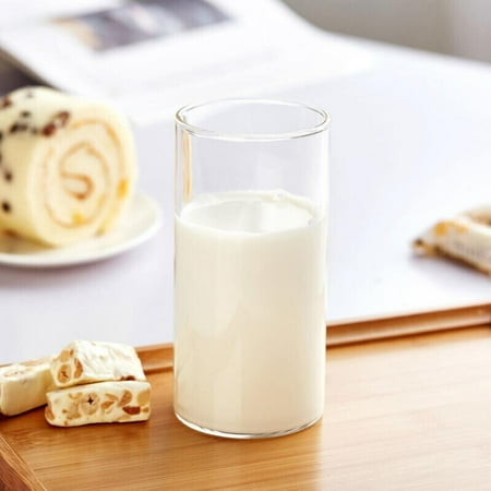 

Brand Clearance! Best Heat Resistant Glass Cup Good Beverage Pitcher for Homemade Juice and Iced Tea Heat-resistant Glass Straight Cup Cold Water Cup Home Juice Tea Cup Milk Cup
