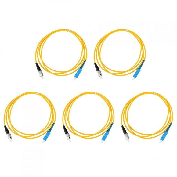 SUTENGDA High-Speed Fiber Jumper SC/FC Single Mode Core Fiber Optic Patch Cord for Network Durable & Low-Loss 1m-10m Length Options Easy Installation Perfect for Internet Telecom & D