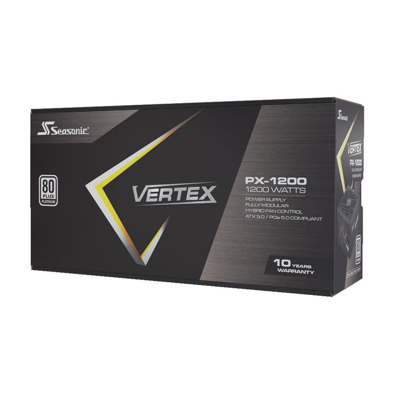 Seasonic VERTEX PX-1200, 1200W 80+ Platinum, ATX 3.0&PCIe 5.0