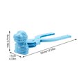 thumbnail image 2 of PVCS Dinosaur Snowball Maker Clip Maker Animal Shaped Snow Sand Mold Tool Winter Kids, 2 of 6