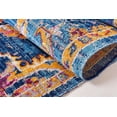 thumbnail image 5 of Ladole Rugs Timeless Collection Tremont Traditional Blue Turkish Beautiful Indoor or Outdoor Area Rug Carpet, 5x8 (5'3" x 7'5" , 160cm x 230cm), 5 of 6