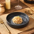 thumbnail image 3 of Famiware Star 8.1" Pasta Bowls, Large Dinner Bowls Set of 4, Matte Black(Full Glaze), 3 of 7