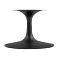 thumbnail image 4 of Modway Lippa 48" Oval Artificial Marble and Metal Coffee Table in Black/White, 4 of 7