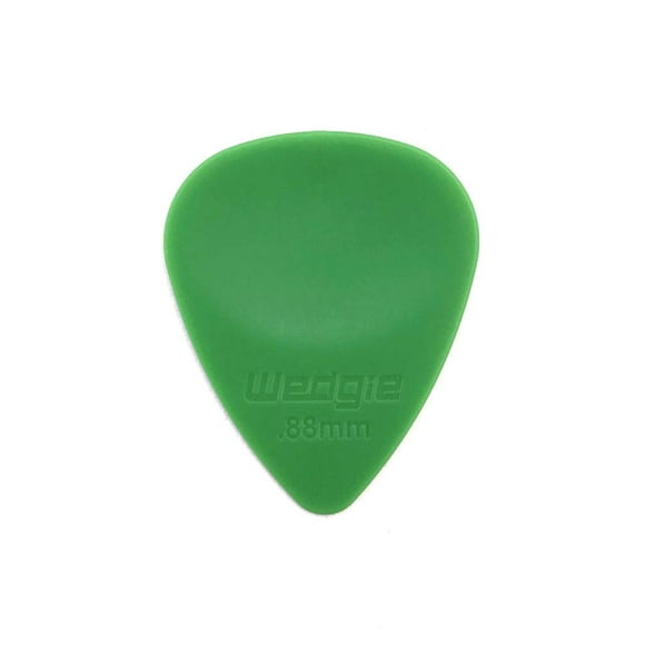 Wedgie WDPP88 0.88mm Wedgie Delrin Pick 12 Pack Green