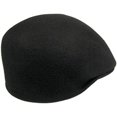 thumbnail image 3 of Wool Ascot Cap - L - Black, 3 of 3