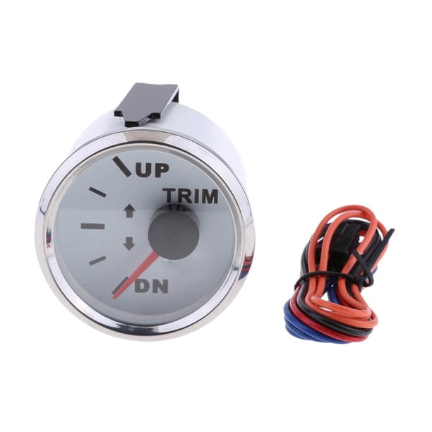 Medidor de nivel de ajuste eléctrico Zulema 2 a prueba de agua Marine Trim Gauge