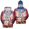thumbnail image 3 of My Dog Is My Valentine Cute Havanese in Gift Box All Over Print 3D Hoodie Unisex Merch Hoodies Havanese Dog Lover Gifts Idea - 3006, 3 of 6