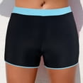 thumbnail image 5 of GEWSEY Womens Swim Shorts Solid Tankini Bottoms Swimsuit Bottoms Blue, S, 5 of 7