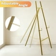 thumbnail image 6 of Yacona Easel Stand for Sign, Adjustable Metal Easels for Display with Adjustment Chain, Heavy Duty Poster Stand, for Wedding Sign, Poster, Painting, Displays, Gold, 6 of 7