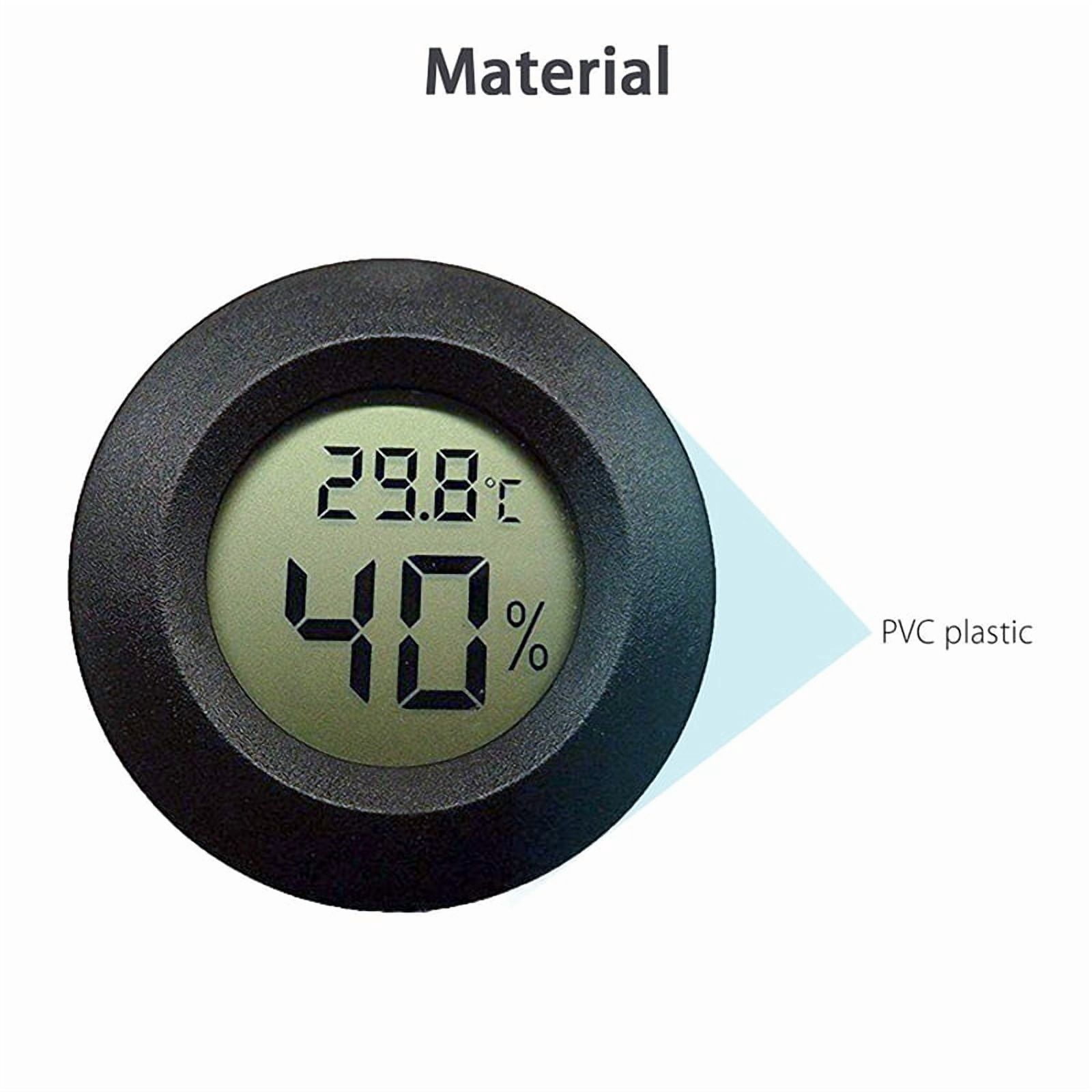 5-pack Hygrometer Thermometer Digital LCD Monitor Humidity Meter Gauge for Humidifiers Dehumidifiers ,Fast Response