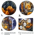 thumbnail image 3 of Designart "Vibrant Gateway to Yellow Cottage Garden II" Landscapes Framed Wall Art Decor - Coastal Orange Landscape Cottage Entryway Framed Wall Art Print, 3 of 6