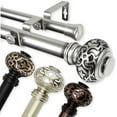 thumbnail image 4 of Acer Double Curtain Rod 1" OD 120-170 inch - Light Gold, 4 of 4