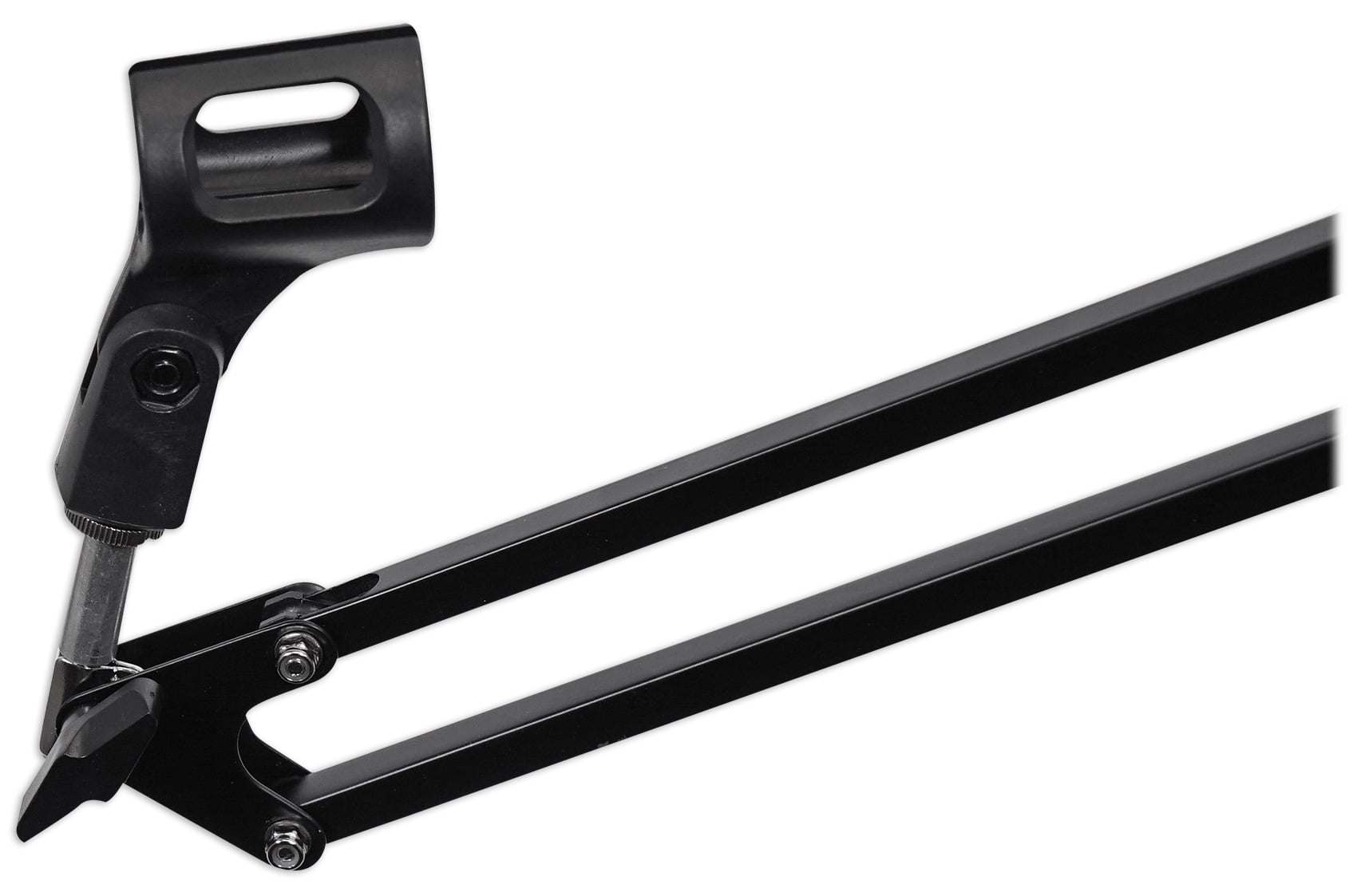Rockville DMS40 40-Inch Studio Microphone Boom Arm Stand, Aluminum Desk Clamp, 360 degree Rotation, Steel Frame, ABS Mic Clip, for Podcasting and Streaming