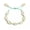Green, variant on Women Colorful Cowrie Shell Braided Rope Summer Beach Bracelet Anklet Jewelry-Blue