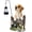 D, variant on Garden Dog Statues Outdoor Decorations, Solar Lights Outdoor Puppy Statue, Outdoor Animal Statues with Solar Lantern for Patio, Lawn, Yard Art Decoration, Housewarming Garden Gift