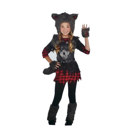 Amscan Suit Yourself She Wolf Girls' Werewolf Costume