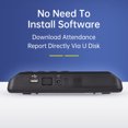 thumbnail image 4 of Riwcyla Intelligent Biometric Fingerprint Password Attendance Machine Time Employee Checking,in Recorder 2.4 inch LCD Screen Voice Prompt 11 Languages Function Time Attendance Machine, 4 of 6