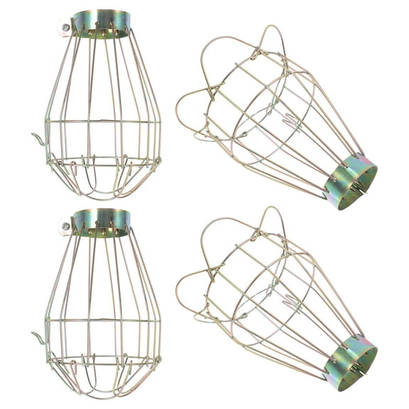 GOOHOCHY  4 Pcs Vintage Pendant Lights Suspension Retro Bird Cage Lantern Home Bar