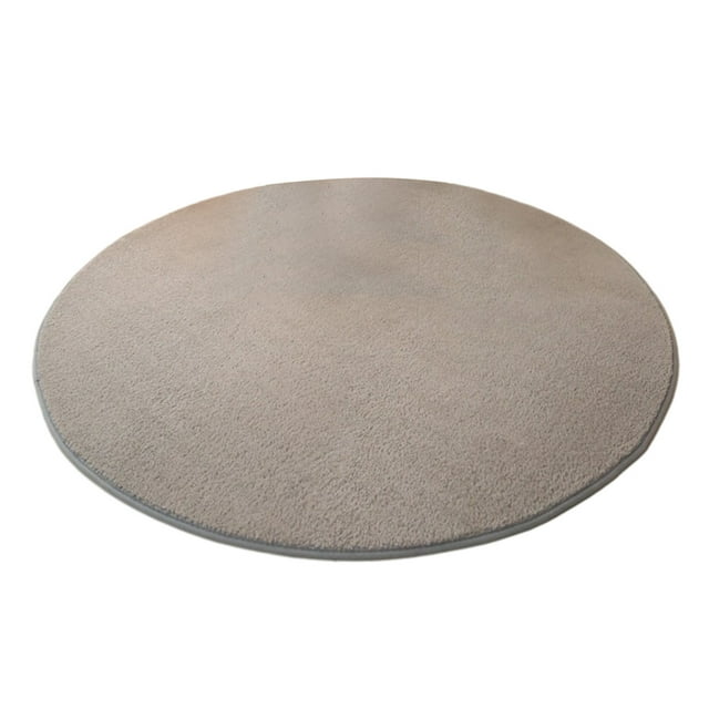 100cm Round Rug Thick Carpet Mat for Home Office Floor Protector Under Computer Chair, Soft Circle Rug for Living Room Study Cloakroom - Size 100cm (Packaging Fee Included)