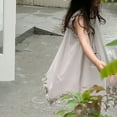 thumbnail image 3 of Vedolay Casual Dresses for Girls Sleeveless Straps A-Line Flowy Sundress,Z3-Grey 7-8 Years, 3 of 5