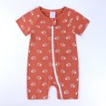 thumbnail image 2 of Odeerbi Clearance Toddler Baby Boys Girls Cute Cartoon Animal Pattern Short Sleeve Double Zipper Romper Jumpsuit, 2 of 9