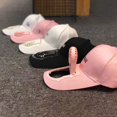 thumbnail image 5 of Rosa Usb recargable verano tres velocidades de viento mini ventilador protector solar sombrilla sombrero ventilador usb sombrero herramientas gorras unisex, 5 of 5