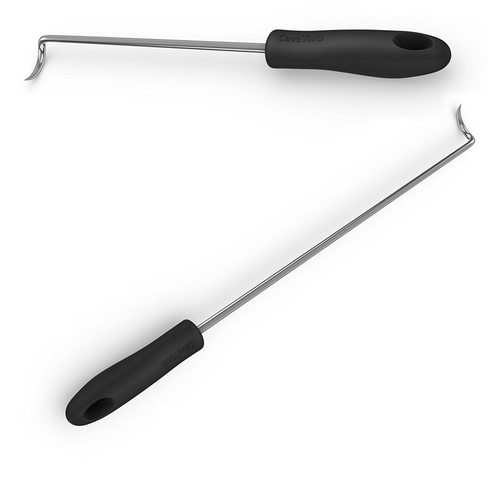 Pigtail Food Flipper & Turner Hooks Large + Small Barbecue & Cooking