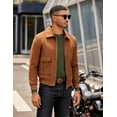 thumbnail image 6 of COOFANDY Men Knit Henley Shirts Long Sleeve Sweater and Pullover Casual Lightweight Slim Fit T-Shirts, 6 of 6
