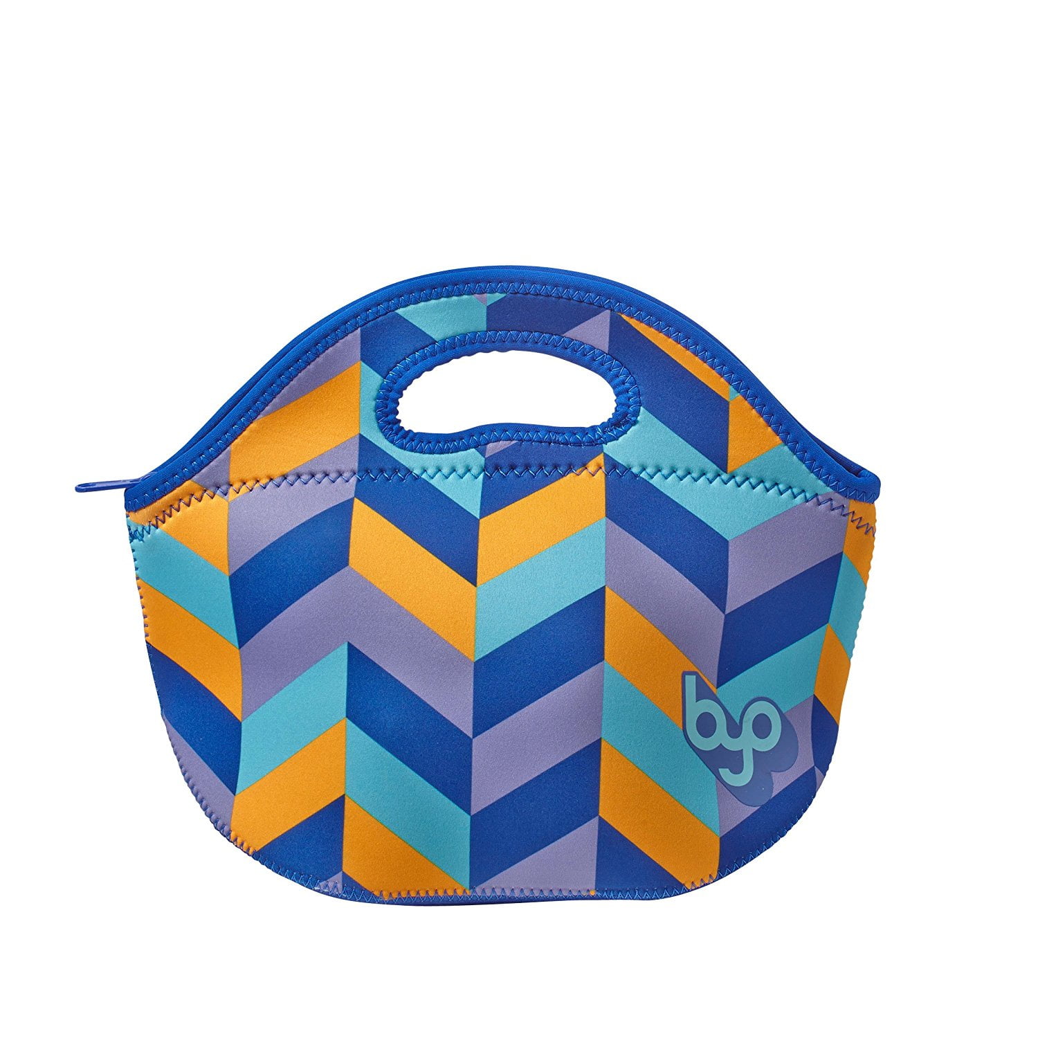 Built BYO Bring Your Own Large Shoulder Neoprene Stretchy Dot Lunch Bag Box