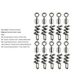thumbnail image 7 of Baellert 10 Pcs Fishing Connectors Stainless Steel Cork Screw Swivel Snaps for Outdoor, 7 of 7