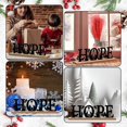 thumbnail image 4 of Christmas Indoor Decors Black Metal Nativity Scene Figurine with Wood Base Decoration for Home Table Shelf Ornament, 4 of 14