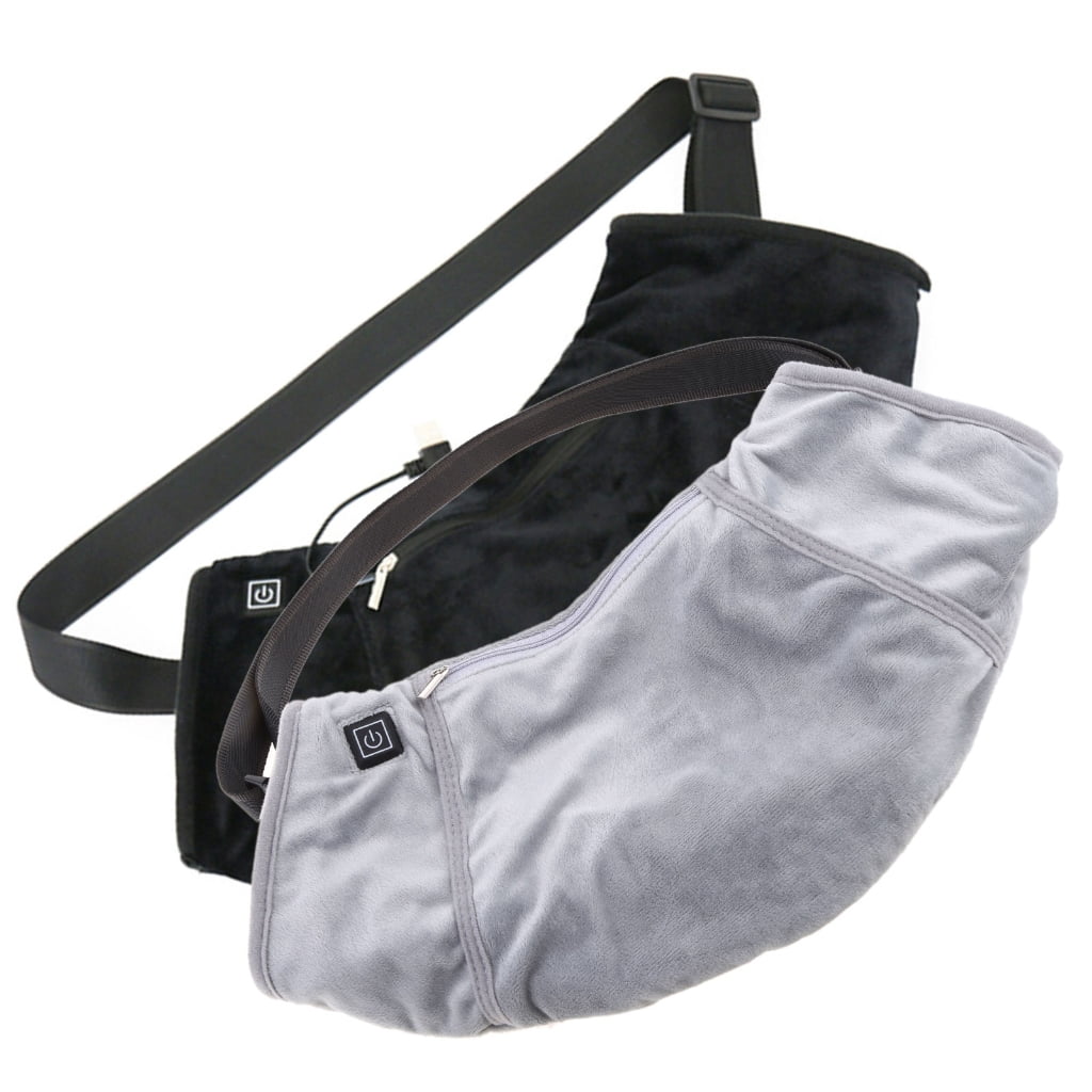 WINDLAND Electric Heated Hand Warmer Muff Camping Cold Weather Thermal Glove Waist Bag