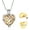Customize, variant on Hollow Heart Cremation Locket Necklace Urn Jewelry For Ashes Hold Mini Heart Casket Keepsake Memorial Jewellery