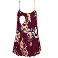 thumbnail image 3 of iiniim Women's Maternity Nursing Tank Top Floral Print Breastfeeding Shirt Vest Loose Blouse, 3 of 7
