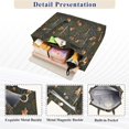 thumbnail image 3 of FORMRS Womens Corduroy Tote Bag Crossbody Shoulder Purse Handbag with Detachable Strap, Green Forest Fox Pattern, 3 of 7