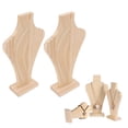 thumbnail image 4 of Necklace Display Stand, Jewelry Display Rack Light Weight Wooden Convenient 2pcs  For Professional Display S, 4 of 8