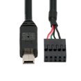 thumbnail image 6 of Xiwai USB 2.0 Motherboard 9pin 10pin Header to Mini USB 5Pin Cable 50cm for Mini Monitor Sensor Panel Camera, 6 of 8