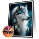 thumbnail image 2 of Pintura de diamante 5D DIY Kit de lobo de taladro redondo completo Artesanía de decoración del hogar (NH3380) Hugtrwg Para estrenar, 2 of 9